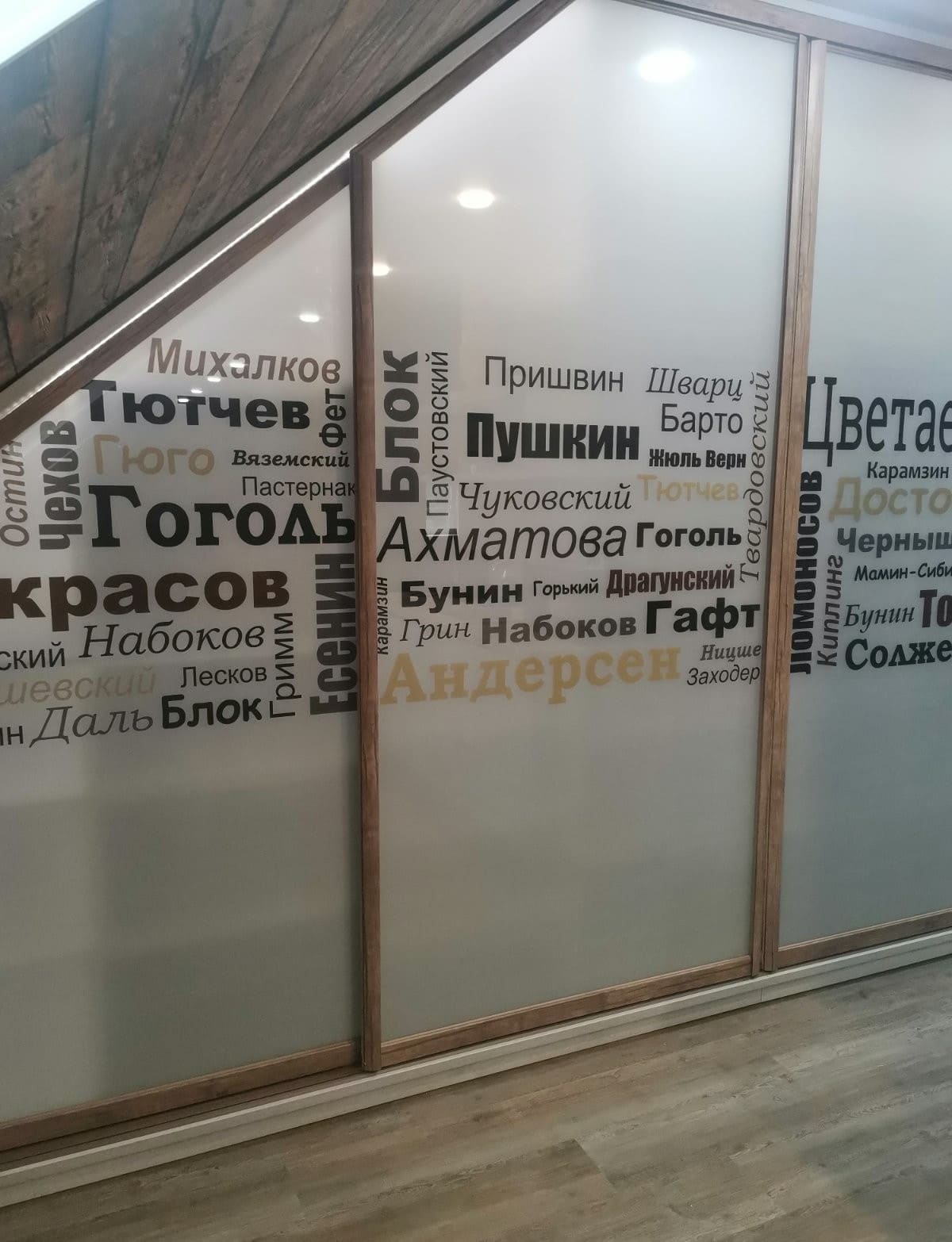 Встроенный шкаф купе В34